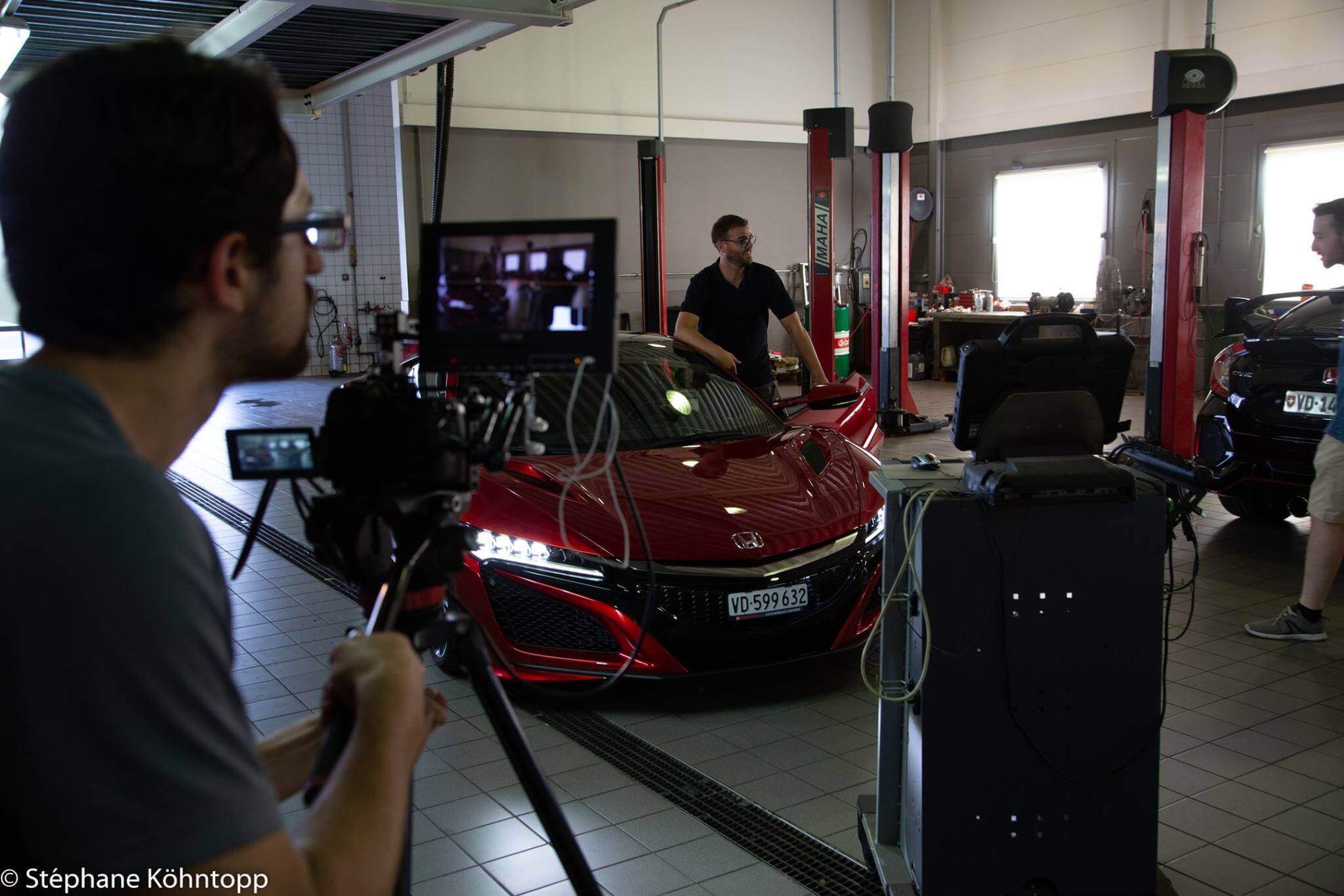 Tournage pub Honda Crissier